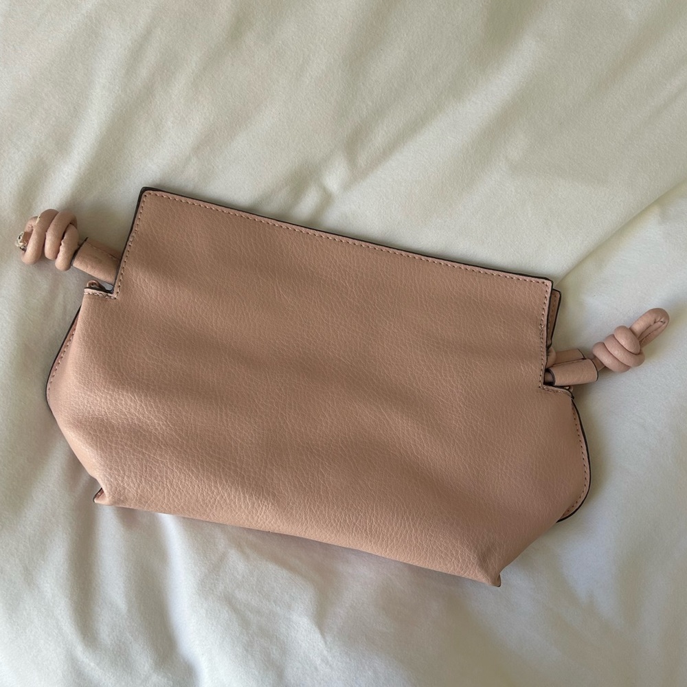 Pink Mini Bag with Inspired Ruched Design - Picture 2 of 4